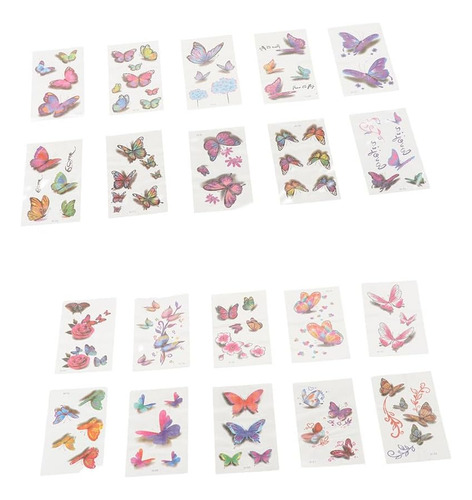 130 Uds. Pegatinas De Tatuaje Temporal, Tatuaje Desechable I