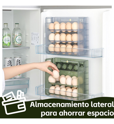 2 Peças De Suporte Para Ovos De Geladeira, Organizador De