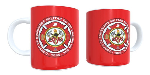 Caneca Bombeiro Rio Grande Do Sul Corpo De Bombeiros Rs