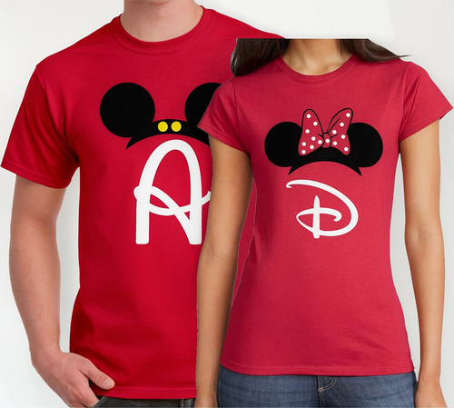 Playeras Personalizadas Minnie Mickey Disney Especial