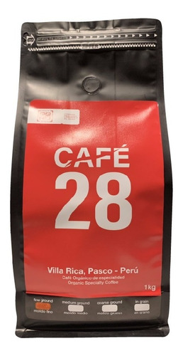 Café En Grano X 1 Kg - Café 28 - Orgánico