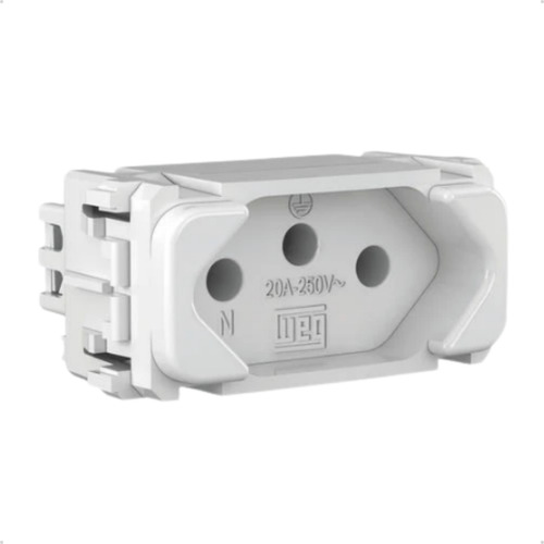 Módulo Tomada 2p + T 20a 250v Modular Composé Branco Weg