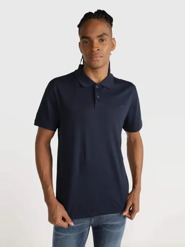 Polo azul marino hombre hotsell