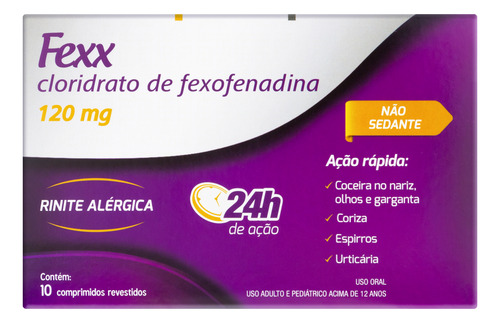 Fexx 120mg 10 Comprimidos