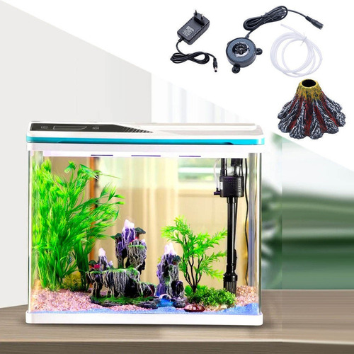 Lámpara De Tanque De Acuario Con Burbujas De Aire Sumergible