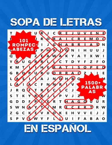 Sopa De Letras En Español: Sopa De Letras Para Adultos Perso