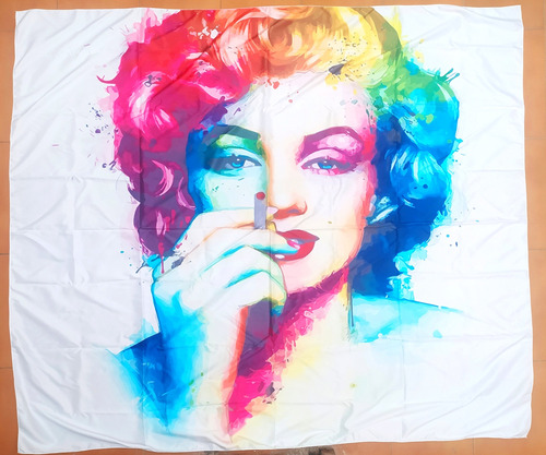 Bandera O Pancarta De Marilyn Monroe, Medidas 140cm X 122cm