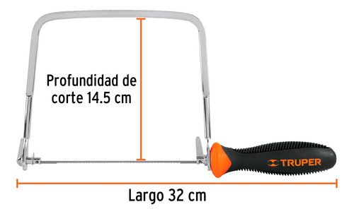 Arco Joyero Calador Con Seguetas Corte Fino Mango Ergonomico