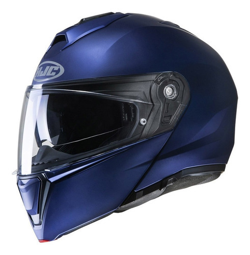 Capacete Hjc I90 Solid Cor Azul Anodizado Desenho Cor Especial Tamanho do capacete 56