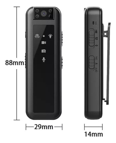 S Filmadora E Gravadora De Vídeo 1080p Visão Noturna Usb