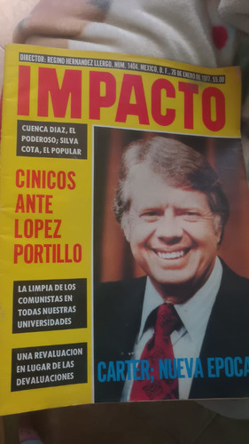 Jimmy Carter, José Lopez Portillo En Revista Impacto