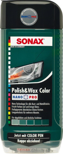 Sonax Polish & Wax P/ Colores Verdes