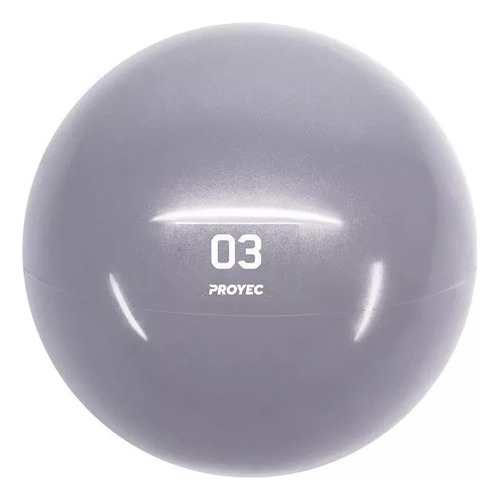 Medicin Ball Tone Ball Sin Pique De 3 Kg Proyec Yoga Pelota