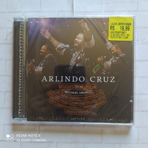 Cd Arlindo Cruz - Batuques Do Meu Lugar ( Lacre De Fábrica)