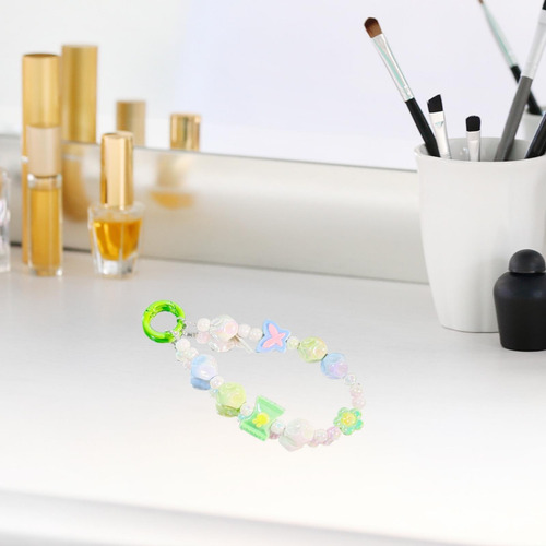 Pulsera Con Cuentas Llavero Con Cuentas De Colores De