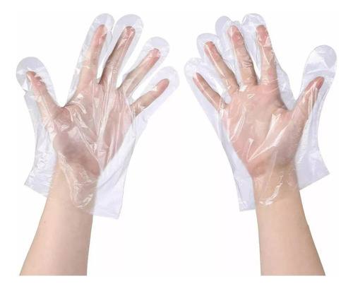 Guantes Desechables Multiusos Polietileno 100 Unidades