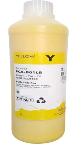 Tinta Yellow Pigmentada Plotter Canon Compatible Tm200 Tx300