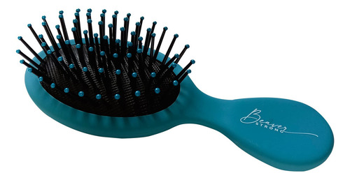 Essential Mini Hair Brush By Beaverstrong, Pocket-size Detan
