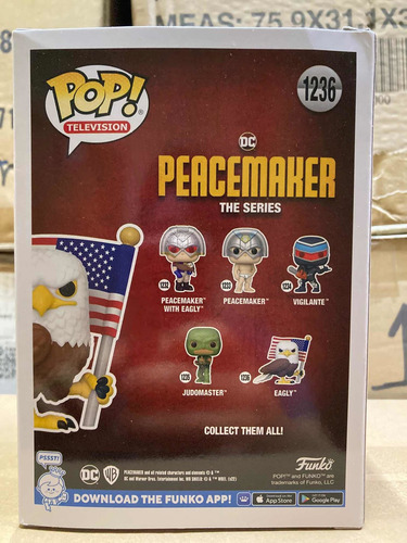 Eagly 1236 Peacemaker Funko Pop Hbo Max Original John Cena