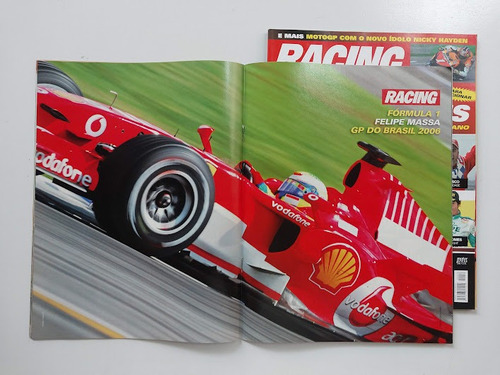 Kit 3 Revistas Racing - Felipe Massa - Inclui Pôster