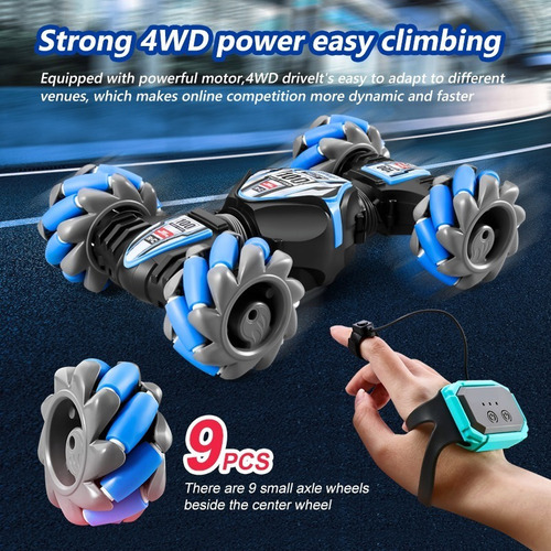 Carro Control Remoto 4wd Sensor Gestos Música Giro 360