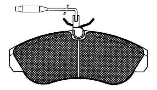Pastilla De Freno Peugeot Boxer 2.5 Td 96/98 Delantera