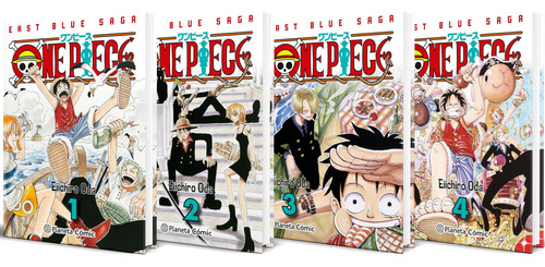 Pack One Piece 1-4 [ Eiichiro Oda ] Original