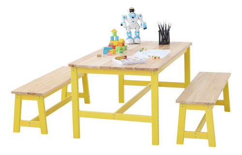 Juego Mesa Y Banco Para Niños Actividades Manualidades Apren