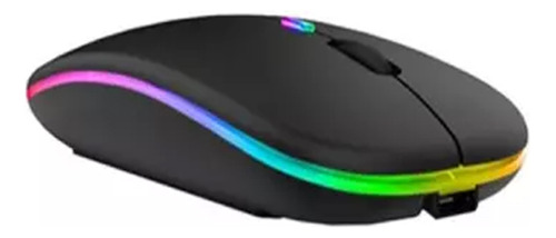 Mouse Luminoso De Modo Duplo Sem Fio Bluetooth 2.4g