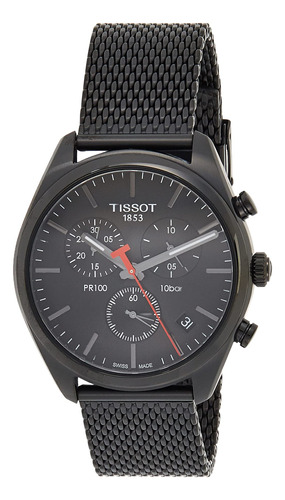 Tissot Pr 100 Cronógrafo - T Plata/negro Talla Única