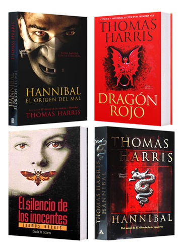 Origen Del Mal + Dragón Rojo + Hannibal + Silencio Inocentes