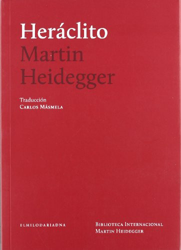 Libro Heraclito  De Heidegger Martin