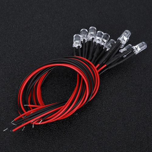 Diodos Emisores, 50 Unidades, Diodo Precableado, 12 V, Cabez
