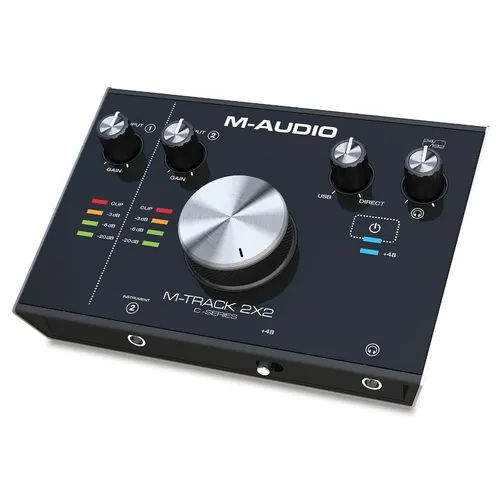 Interface De Audio M-audio Placa Grabacion Mtrack 2x2 Usb