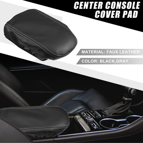 1 Funda Descansa Brazos Para Kia K5 2021-2023 Black Grey