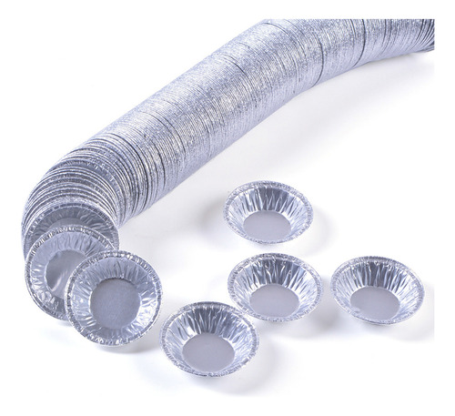 Moldes Para Tartaletas De Huevo: 250 Pequeños Moldes Redondo
