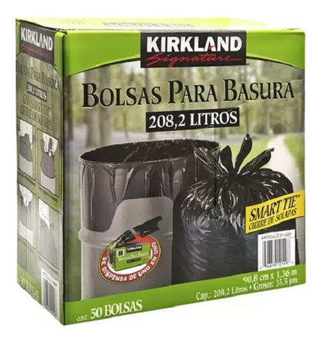 Pack De 50 Pz De Bolsas Extra Grandes Para Basura