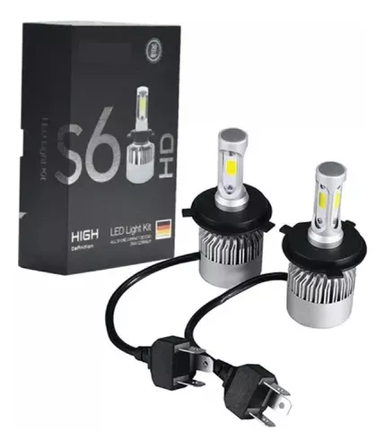 Kit Lámparas Cree Led H7 S6 44000 Lúmenes Hd Premium