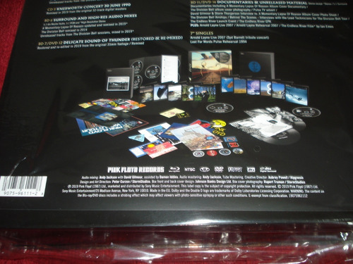 Box Pink Floyd / (nuevo Sellado) Cd+bluray+dvd+vinilo Y Mas