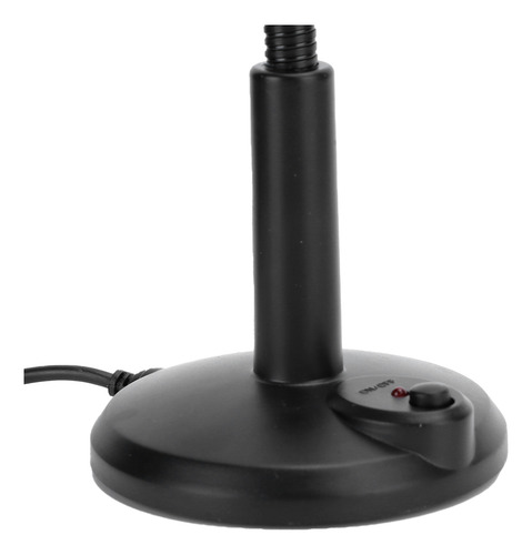 Microfone Usb Com Mangueira Ajustável Desktop Computer Pc Li
