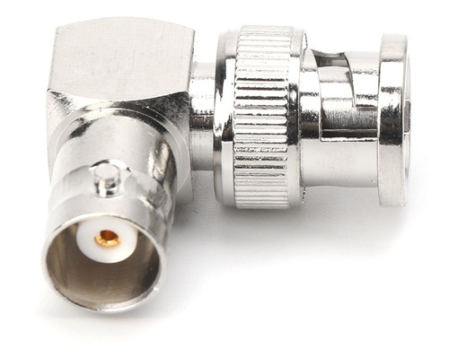 Adaptador De Cable Coaxial Del Rf En Forma De L Bnc Macho Án