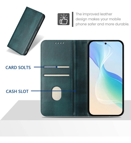 Funda De Piel Tipo Cartera Para Teléfono Infinix Smart 9 8 Plus 8 Pro 7 Plus 7 Hd