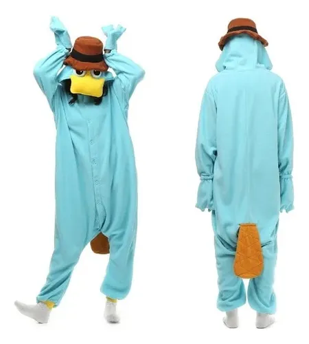 C Pijama De Ornitorrinco Para Mujer, Disfraz De Anime, Cosplay