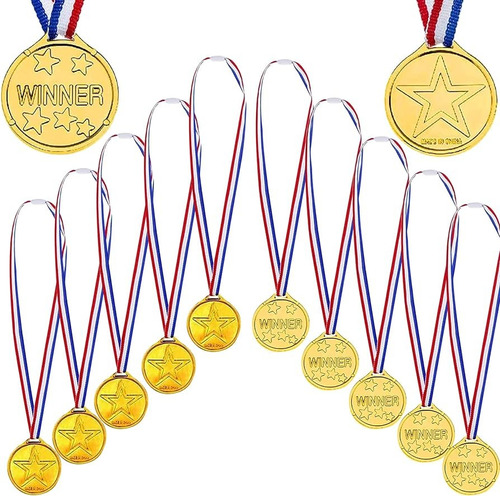 20x Medallas Doradas Ganador Fiesta Deporte Premio Piñata