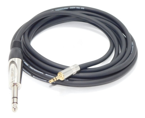Imagen 3 de 3 de Cable Miniplug A Plug Estereo Skp Pro 1,5mts Hamc
