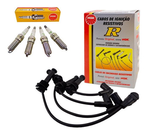Kit Cables+bujias Ngk Ford Focus 09/ Kinectic 1.6 16v Sigma 