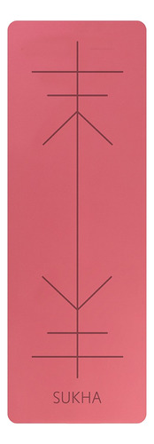 Yoga Mat Eco Tpe Aprendiz Con Alineacion 6mm Sukha