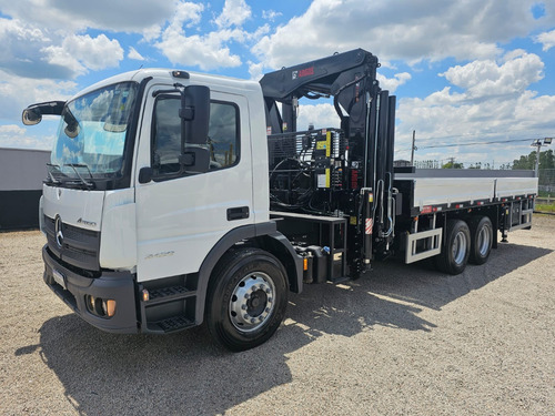 Caminhão Mb Atego 2429 6x2 Munck Argos Agi45 Nr12 2025