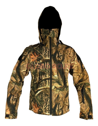 Campera Tactica Camuflada 3d Realtree Softshell