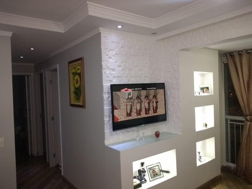 Condominio Clube, Apto Com 3 Quartos, Suíte E 1 Vaga De Garagem! - 85716